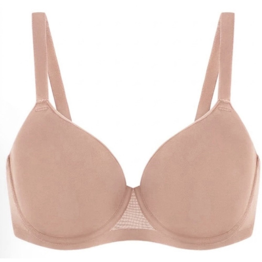 HSIA AirMesh Full Coverage Women's T-Shirt Bra 44C Seamless Underwire Rose NWT